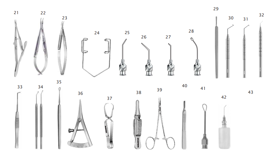 Extracapsular Cataract Extraction Set (Ec Ce)